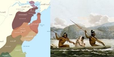 奥龙族和奥龙族领土的地图.